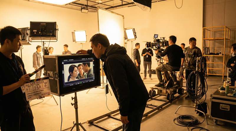 黑料吃瓜影视传媒制作现场